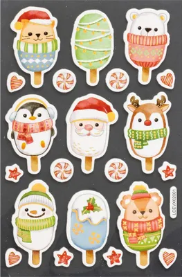 Produktbild von Sticker eis perso 2ass 19x10 - Feeric Lights & Christmas