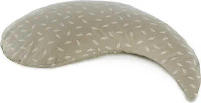 Produktbild von Theraline Stillkissen, Bauchstützkissen incl. Bezug Blättertanz taupe, 135x35 cm
