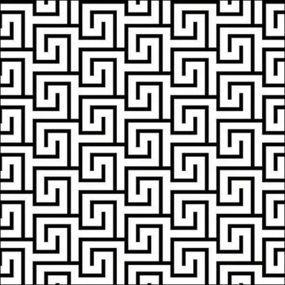 Produktbild von Servietten Papier 33x33cm 3-lag. mit geometrisches Muster 20 Stück