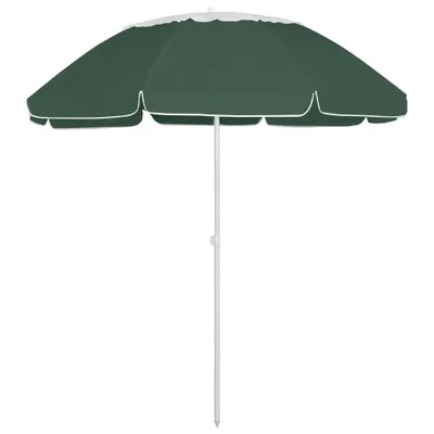 Produktbild von Best Möbel Strandschirm Grün 300 cm - Sonnenschirme Cloris Neu3920803 1parcel