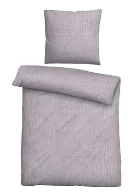 Produktbild von Biberna Bettwäsche flieder 1x 155x220 cm + 1x 80x80 cm