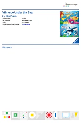 Image de Le monde sous-marin multicolore Ravensburger 07815
