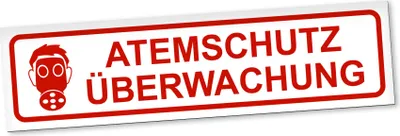 Produktbild von PantherPixel Atemschutzüberwachung Magnetschild Auto Feuerwehr ASÜ Magnetfolie Geschenkidee 60 x 16 cm REFLEKTIEREND