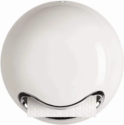 Produktbild von WC Rollenhalter"Bowl" zum kleben oder bohren Weiß