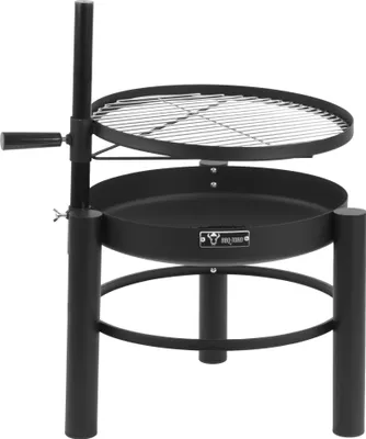 Produktbild von BBQ-Toro Feuerschale mit Grillrost Ø 50 cm, Höhenverstellbarer Grillrost, Feuerkorb, Feuerstelle