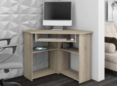 Immagine prodotto di Scrivania angolare per PC DRIONAS - rovere sonoma