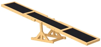 Produktbild von Hundewippe für Agility Training rutschfest belastbar