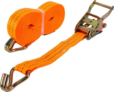Produktbild von UNITRAILER Spanngurt mit Ratsche 10m 35mm 2t Orange zur Ladungssicherung für Anhänger und LKW zweiteilig