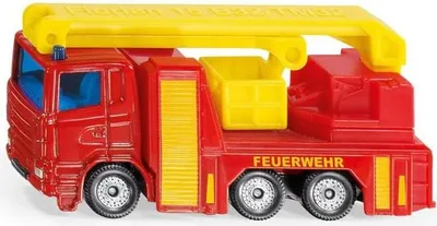 Produktbild von Siku 1080 - Feuerwehr mit Hubrettungsbühne