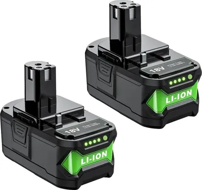 Obrázek produktu pro Lithium-iontová baterie, kapacita 7000 mAh / 9000 mAh, 18 V, kompatibilní s Ryobi, náhrada za baterii 9.0Ah