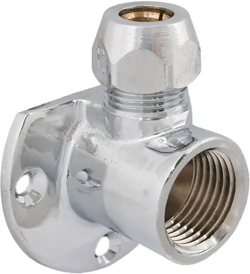 Produktbild von Schlösser Wandscheibe verchromt 1/2"