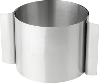 Image de DR.OETKER Cadre pour desserts, gâteaux froids, Ø 10-18 x 10 cm, acier inoxydable DR.OETKER 1910