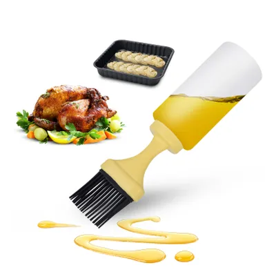 Immagine prodotto di BACKPINSEL Spazzola in silicone Spazzola da cucina Spazzola per barbecue Spazzola per arrostire con bottiglia
