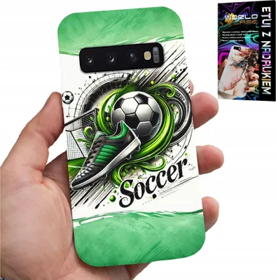 Image de Étui Pour Samsung Galaxy S10 Plus - Football, Étui De Football + Film