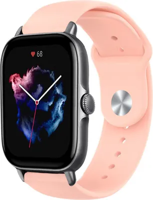 Produktbild von Strap-it Amazfit GTS 3 Sportarmband (Rosa)