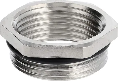 Immagine prodotto di Riduzione PG/PG da PG16x1,41 a PG13,5x1,41 MRR1613 Esagonale ottone (CuZn) nichelato Filettatura di collegamento 6,5 mm - 1