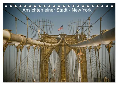 Produktbild von Ansichten einer Stadt: New York (Tischkalender 2027 DIN A5 quer), CALVENDO Monatskalender