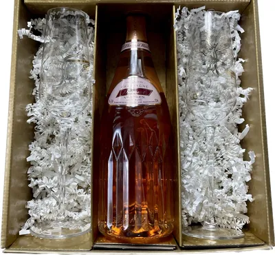 Image de Coffret cadeau Champagne Vranken - Or -1 Rosé - 2 flûtes à champagne Anton Studio Design
