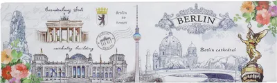 Produktbild von Magnet 17 x 5 cm Berlin Souvenir Sehenswürdigkeiten 01 Kühlschrankmagnet