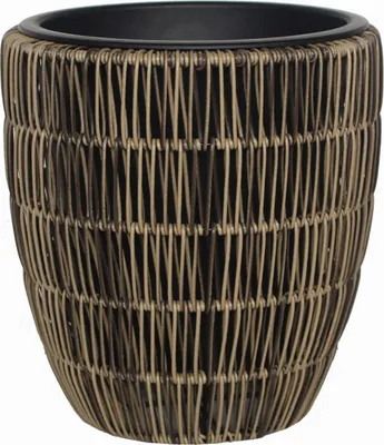 Produktbild von TrendLine Polyrattan Pflanztopf Ø28x30cm mit Einsatz