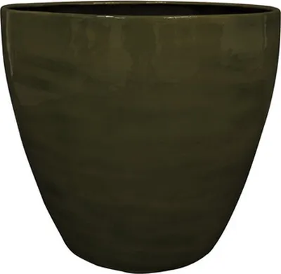 Produktbild von Ter Steege Blumentopf Metall Grün-Moosgrün D 25 cm H 23 cm