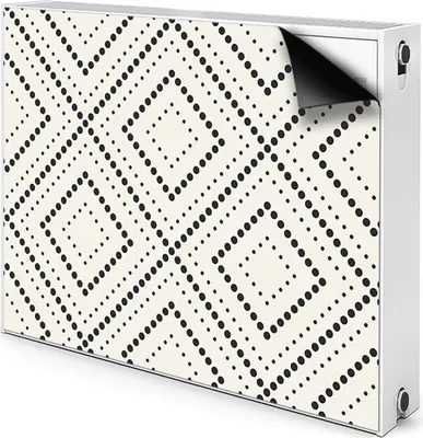 Produktbild von Magnet Heizkörperabdeckung Heizkörperverkleidung Verkleidung Abdeckung 90x60 cm  - Geometrisches Muster