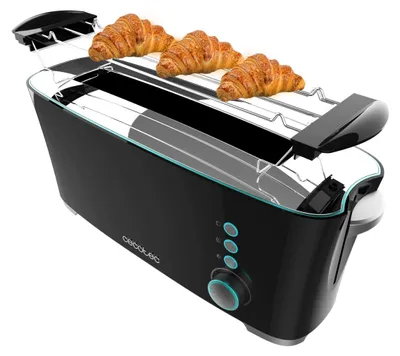 Immagine prodotto di Cecotec Tostapane in acciaio con 1 fessura larga lunga e capacità da 2 toast.