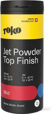 Productafbeelding van Toko Jet Top Finish Mid 30g, transparante poederwax. Transparant, één maat