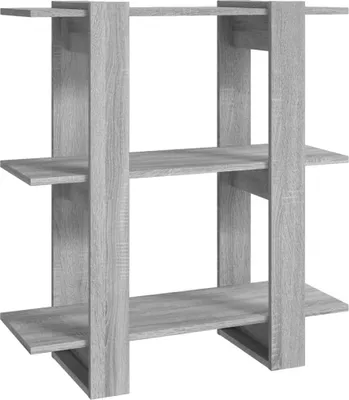 Obrázek produktu pro vidaXL Police na knihy / rozdělovač místností Grey Sonoma 80x30x87 cm
