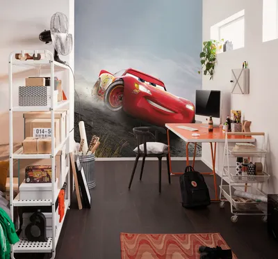 Produktbild von Komar Vlies Fototapete - Disney and Pixar Cars Shine - Größe 200 x 250 cm