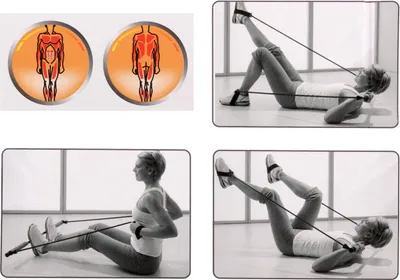 Image de LiveUp Fit barre de fitness avec variante en caoutchouc 19855