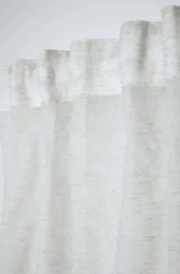 Produktbild von Gardine mit Schlaufenband Voile transparent natur 140x260cm