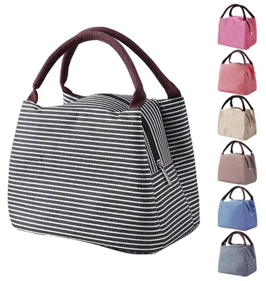 Immagine prodotto di Borsa termica per il pranzo, 5,5 litri, nera, impermeabile, riutilizzabile, ideale per l'ufficio, il lavoro, la scuola e i picnic