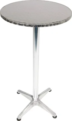 Produktbild von Alu Bistrotisch Balkontisch Garten Terrasse Glastisch rund klappbar ⌀ 60 cm