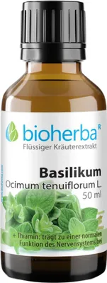Obrázok produktu pre Bazalka Ocimum tenuiflorum L. kvapky tinktúra 50 ml PZN 18217591