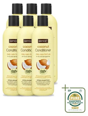 Obrázok produktu pre 6 kusov kondicionéru Sence Coconut pre suché a poškodené vlasy, objem 400 ml - balenie