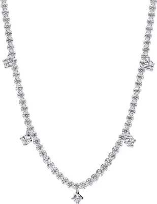 Produktbild von Pandora Halskette 45cm 392405C01 Zirkonia 925 Sterling Silber Sparkling Drop 45