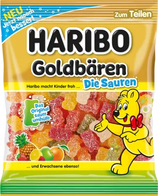 Immagine prodotto di HARIBO 10056133 HARIBO Goldbären Die Sauren Fruchtgummi 175,0 g