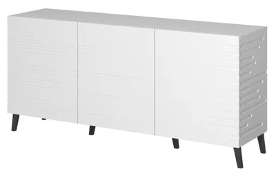 Produktbild von Kommode NOVA 155 cm WEIß MATT Sideboard Highboard Schrank