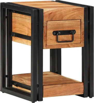 Obrázek produktu pro vidaXL Noční stolek hnědý 30 x 30 x 40 cm z masivního dřeva akácie