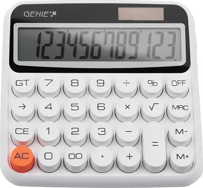 Immagine prodotto di Genie 612 W calcolatore Desktop Basic Bianco