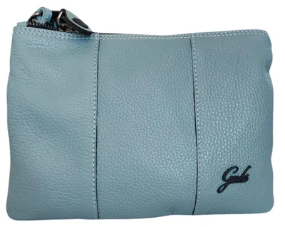 Immagine prodotto di Borsa a tracolla Gabs modello Beyonce, colore nero, con dettagli in pelle color blu minerale. Taglia unica. Articolo: "Mine"