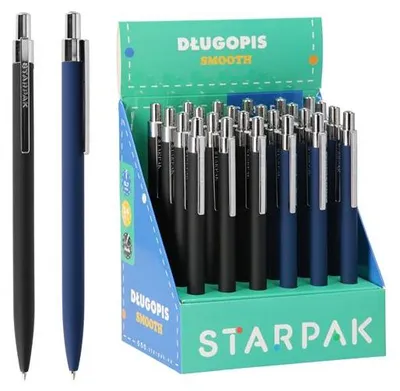 Obrázek produktu pro Starpak Smooth Automatické Pero Kovové Černé 0,7 mm