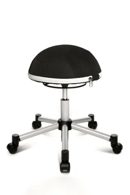 Produktbild von Topstar Fitness Hocker "Sitness Half Ball" schwarz