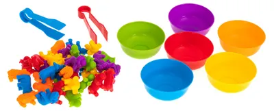 Produktbild von Aga Tiere Safari pädagogische Lernen zu zählen montessori 36pcs