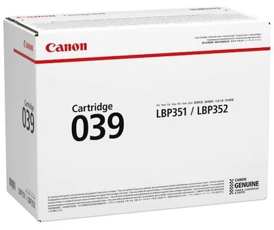 Produktbild von Canon 039, 11000 Seiten, Schwarz, 1 Stück(e)