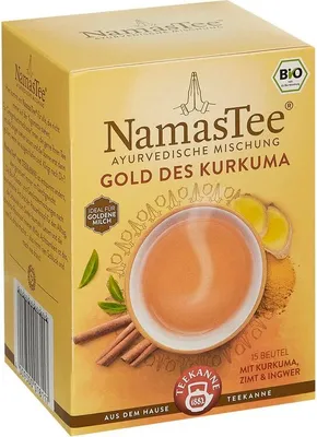 Obrázek produktu pro TEEKANNE 7664 NamasTee® Gold of Turmeric Organic Tea 15 porcí