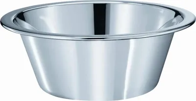 Produktbild von Silberfarbene, 18/10 rostfreie, 16 cm, Backofen- und Geschirrspülergeeignete, konische Schüssel