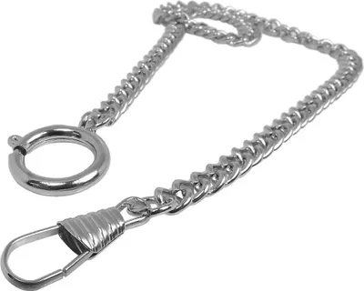 Produktbild von Taschenuhrkette | Panzerkette Edelstahl silberfarben 41548