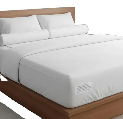 Image de Barrière de lit, modèle gonflable, avec système de sécurité intégré, couleur blanche